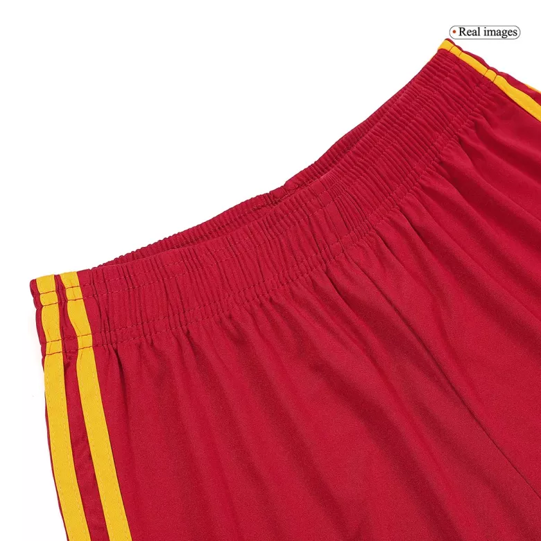 Replica Roma Shorts Custom Home Soccer Shorts 2023/24 - bestsoccerstore
