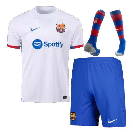 Barcelona Jersey Custom Away Soccer Jersey 2023/24 - bestsoccerstore