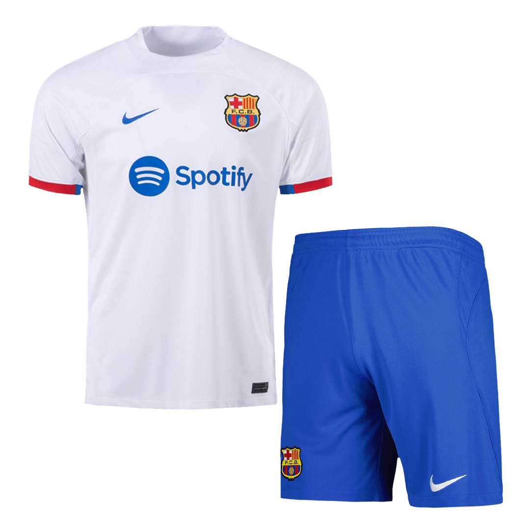 Barcelona Jersey Custom Away Soccer Uniform Kits 2023/24 | Bestsoccerstore