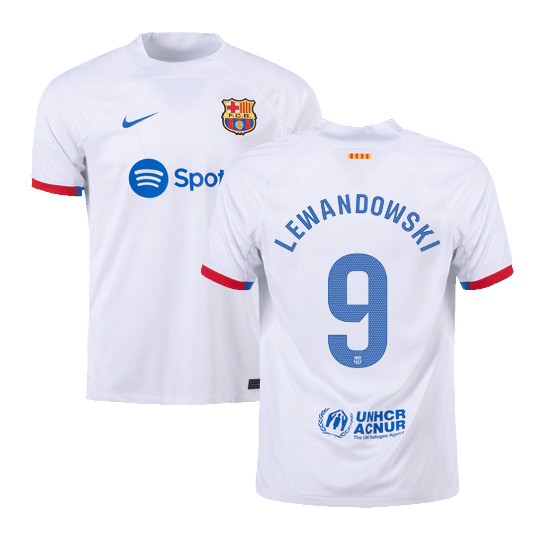 Barcelona Jersey Custom LEWANDOWSKI #9 Soccer Jersey Home 2022/23