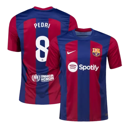 Barcelona Jersey Custom PEDRI #8 Soccer Jersey Home 2023/24 - bestsoccerstore