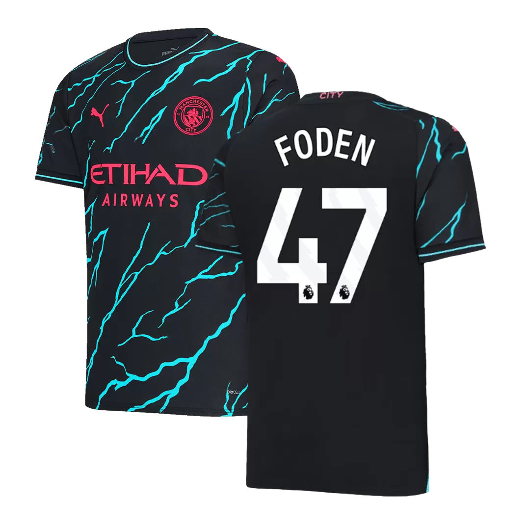 2023-24 Manchester City Third Shirt Foden #47