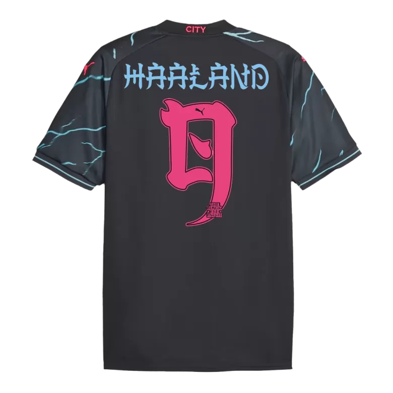 Manchester City Jersey HAALAND #9 Soccer Jersey Third Away 2023/24 Japanese Tour Printing - bestsoccerstore