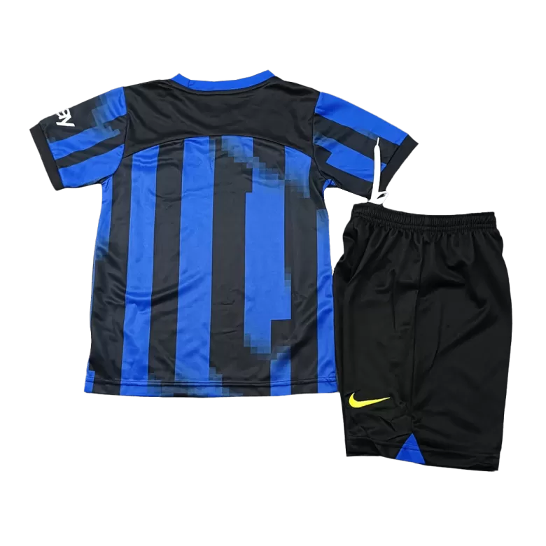 Kid's Inter Milan Jersey Custom Home Soccer Soccer Kits 2023/24 - bestsoccerstore