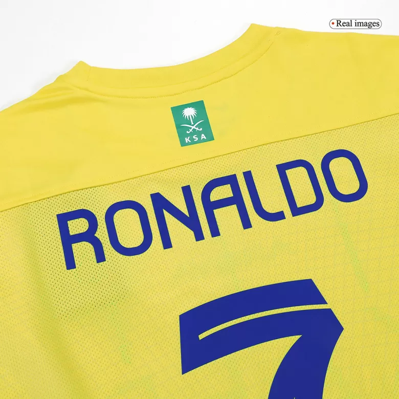 Men's Replica RONALDO #7 Al Nassr Home Soccer Jersey Shirt 2023/24