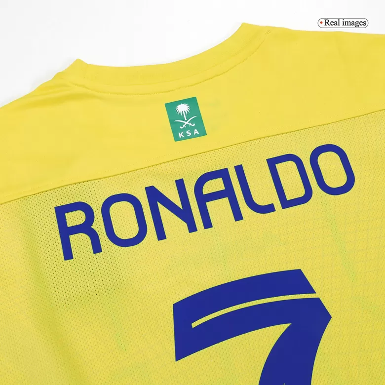 Kids Ronaldo Al Nassr Jersey Personalized Soccer Shirt 