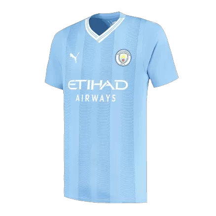 Manchester City Home Soccer Jersey 2023/24 Plus Size - bestsoccerstore