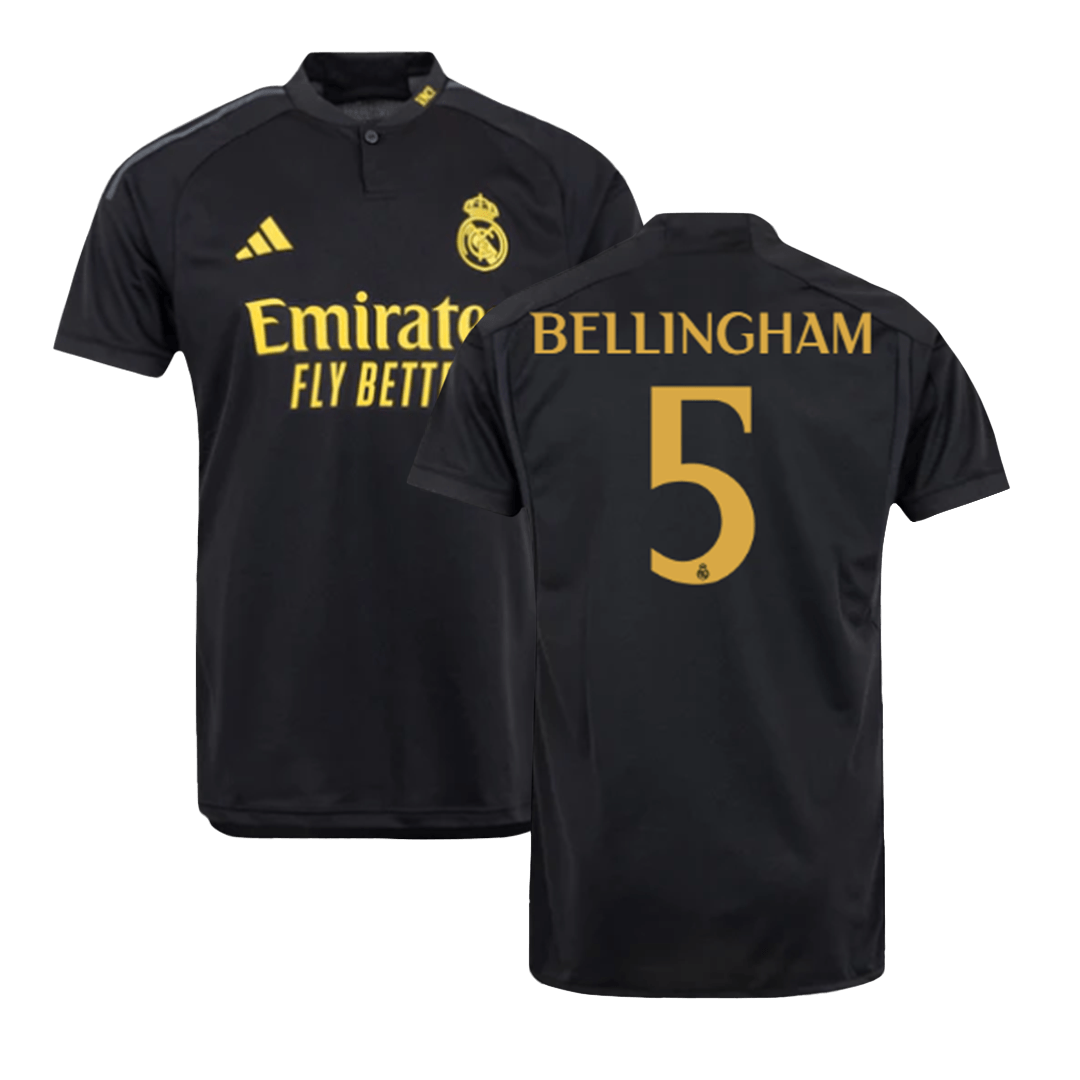 Ronaldinho Jersey LeenBDBellingham #5 Madrid Gray Alternative