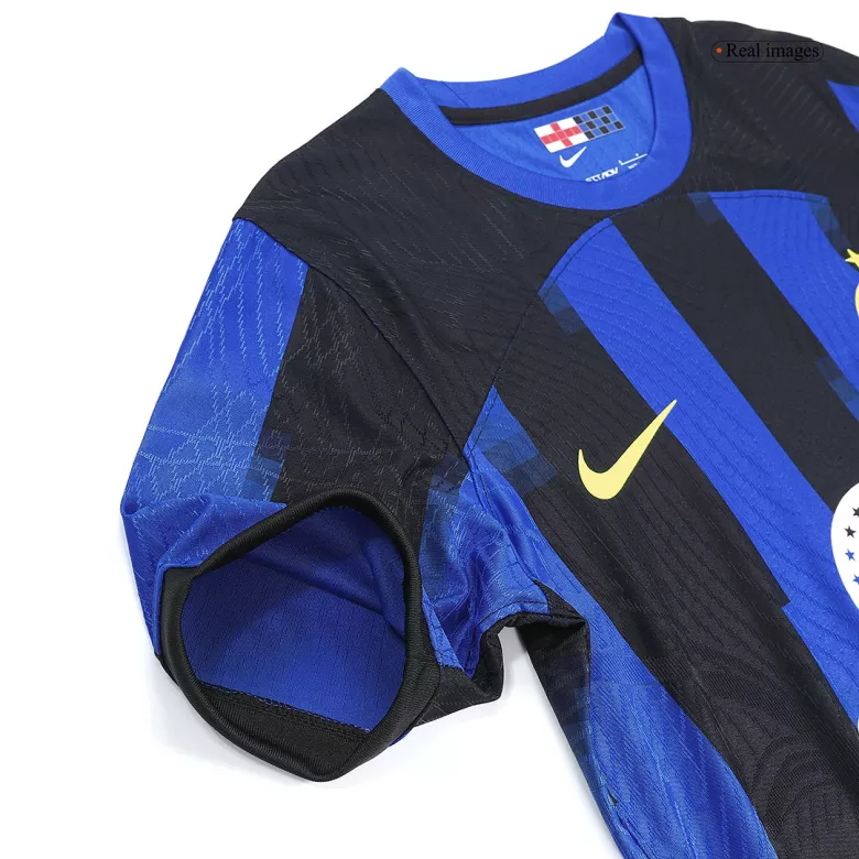 Authentic Inter Milan Soccer Jersey Custom Home Shirt 2023/24 - bestsoccerstore