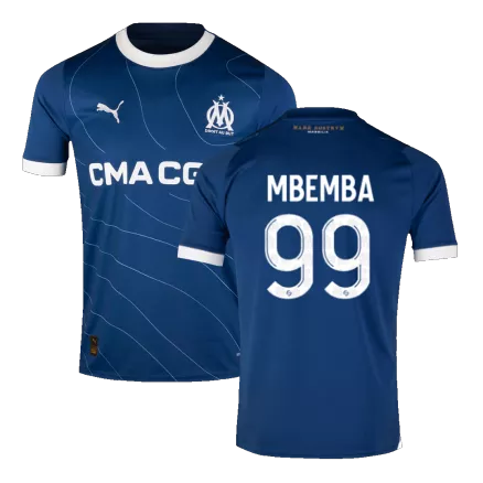 Marseille Jersey Custom MBEMBA #99 Soccer Jersey Away 2023/24 - bestsoccerstore