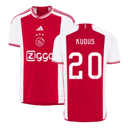 Ajax Jersey Custom KUDUS #20 Soccer Jersey Home 2023/24 - bestsoccerstore
