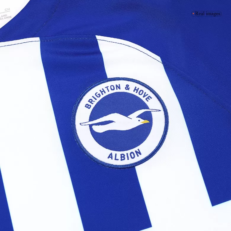 Brighton & Hove Albion Jersey Custom Soccer Jersey Home 2023/24 - bestsoccerstore