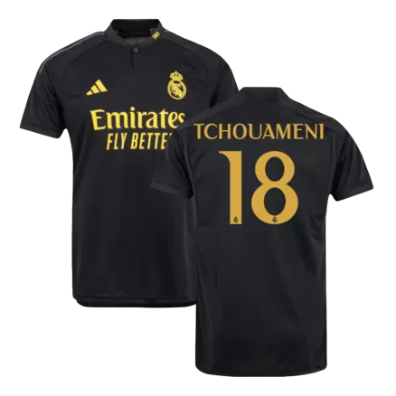 Real Madrid Jersey Custom TCHOUAMENI #18 Soccer Jersey Third Away 2023/24 - bestsoccerstore