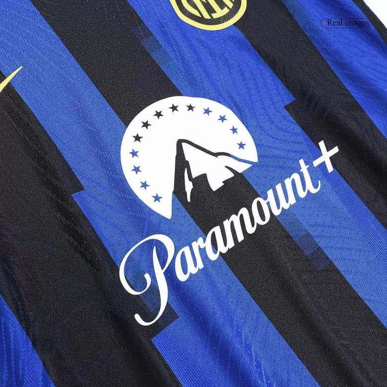 Authentic Inter Milan Soccer Jersey Custom Home Shirt 2023/24 - bestsoccerstore