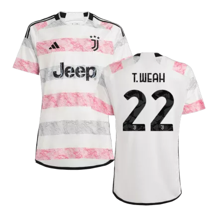 Juventus Jersey Custom T.WEAH #22 Soccer Jersey Away 2023/24 - bestsoccerstore