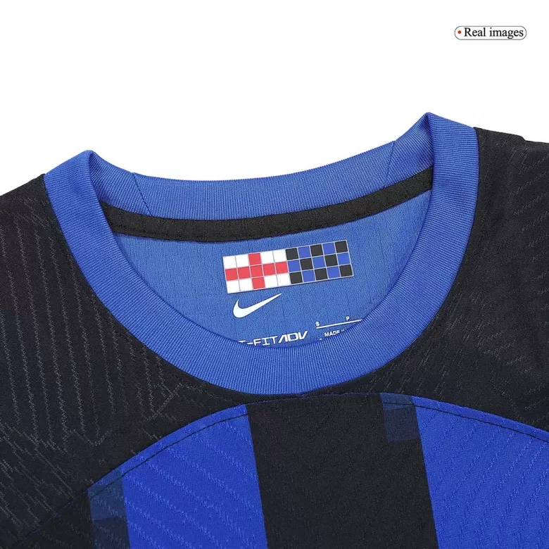 Authentic Inter Milan Soccer Jersey Custom Home Shirt 2023/24 - bestsoccerstore