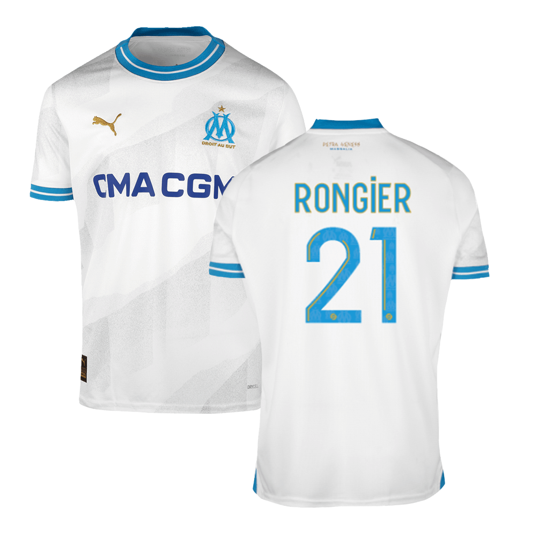 Puma Olympique Marseille Home 21/22 Junior T-Shirt White