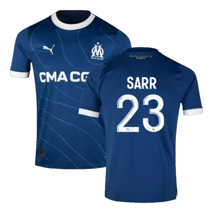 Marseille Jersey Custom SARR #23 Soccer Jersey Away 2023/24 - bestsoccerstore