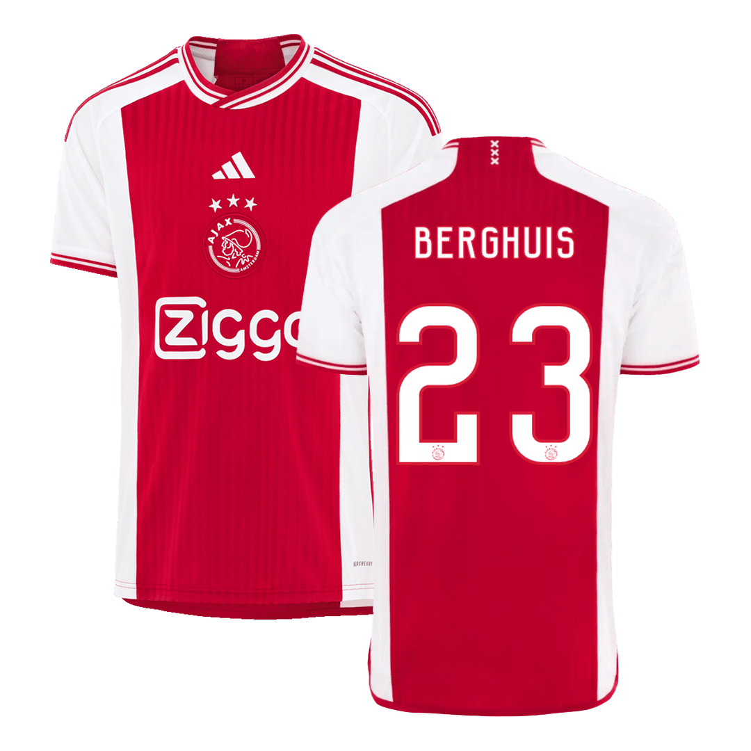 Ajax Jersey Custom BERGHUIS #23 Soccer Jersey Home 2023/24