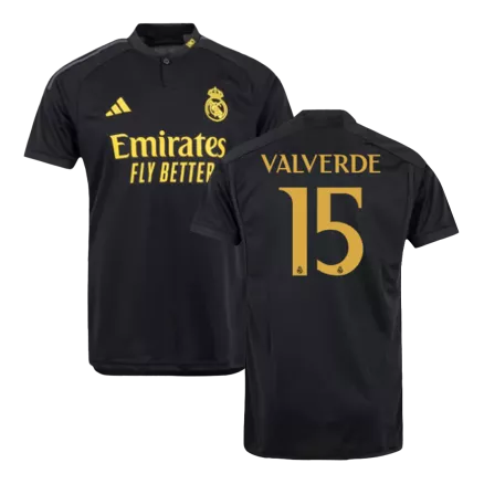 Real Madrid Jersey Custom VALVERDE #15 Soccer Jersey Third Away 2023/24 - bestsoccerstore