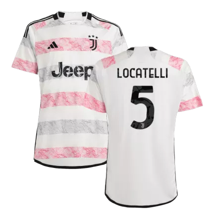 Juventus Jersey Custom LOCATELLI #5 Soccer Jersey Away 2023/24 - bestsoccerstore