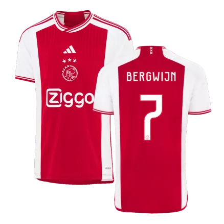 Ajax Jersey Custom BERGWIJN #7 Soccer Jersey Home 2023/24 - bestsoccerstore