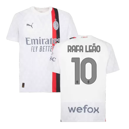 AC Milan Jersey Custom RAFA LEÃO #10 Soccer Jersey Away 2023/24 - bestsoccerstore