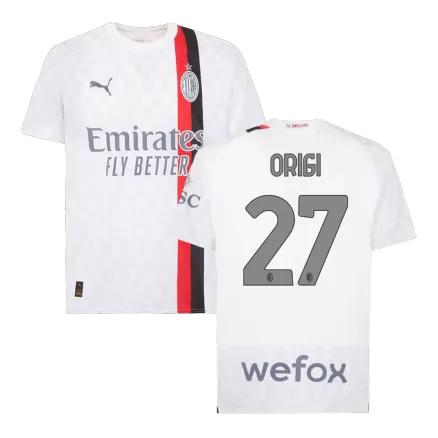 AC Milan Jersey Custom ORIGI #27 Soccer Jersey Away 2023/24 - bestsoccerstore