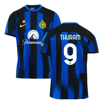 Inter Milan Jersey Custom THURAM #9 Soccer Jersey Home 2023/24 - bestsoccerstore
