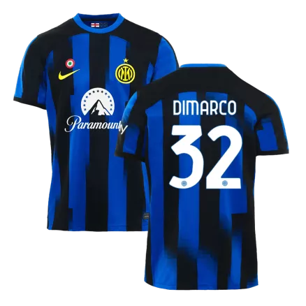 Inter Milan Jersey Custom DIMARCO #32 Soccer Jersey Home 2023/24 - bestsoccerstore