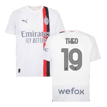 AC Milan Jersey Custom THEO #19 Soccer Jersey Away 2023/24 - bestsoccerstore