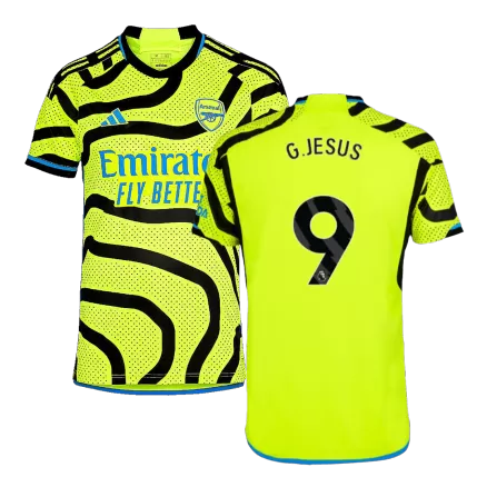 G.JESUS #9 Arsenal Soccer Jersey Away Custom Shirt 2023/24 - bestsoccerstore