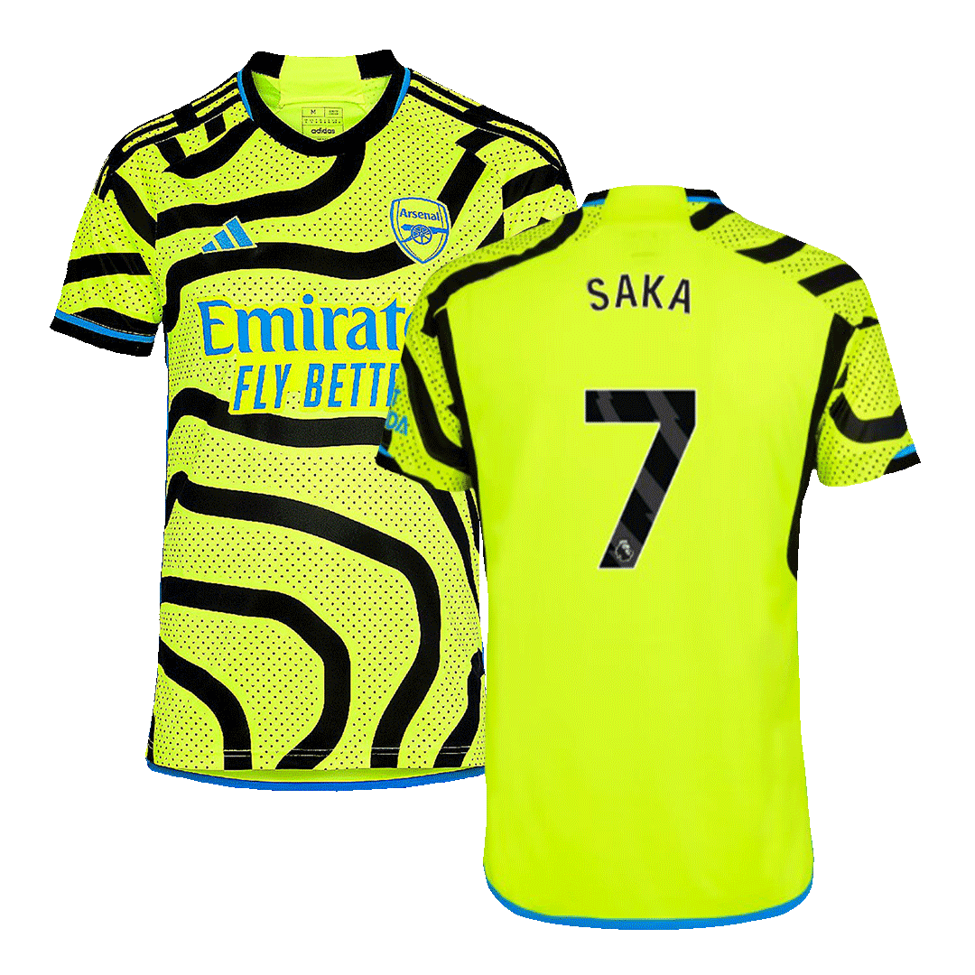 2022-2023 Arsenal Pre-Match Jersey (Blue) (Saka 7)