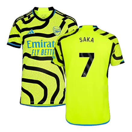 SAKA #7 Arsenal Soccer Jersey Away Custom Shirt 2023/24 - bestsoccerstore