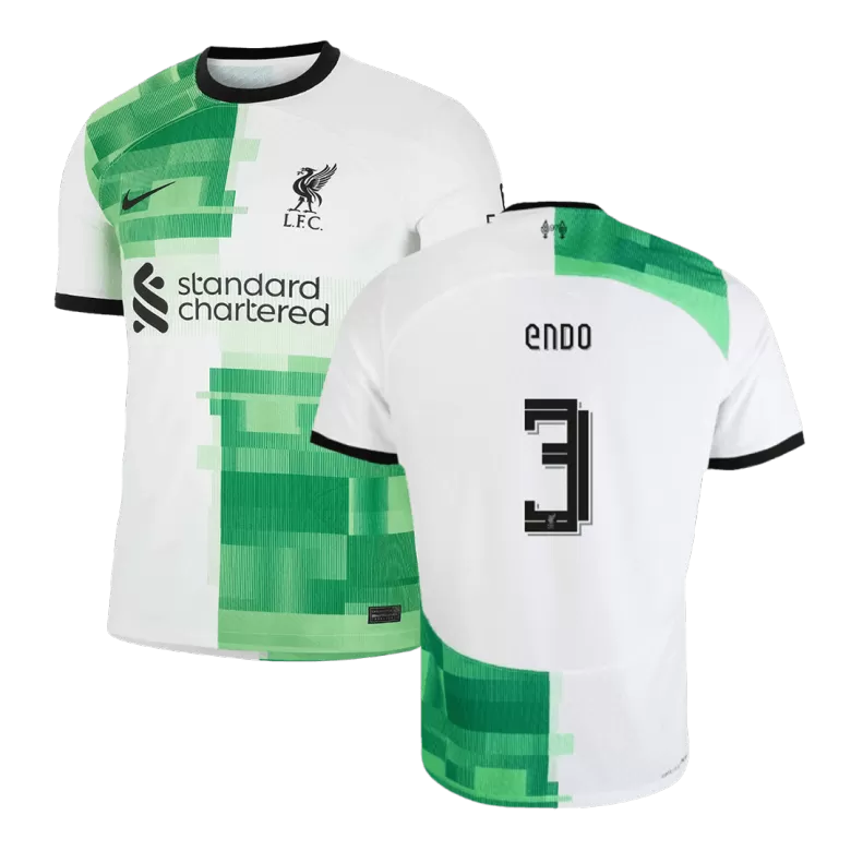 ENDO #3 Liverpool Soccer Jersey Away Custom Shirt 2023/24 - bestsoccerstore