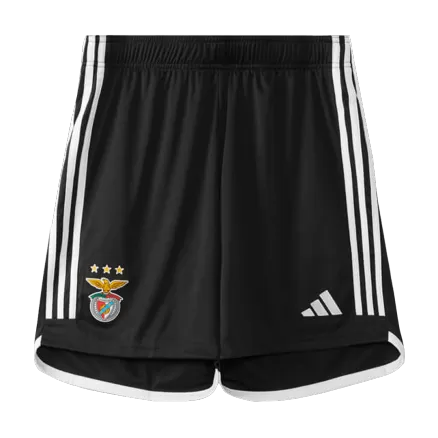 Benfica Shorts Custom Away Soccer Shorts 2023/24 - bestsoccerstore