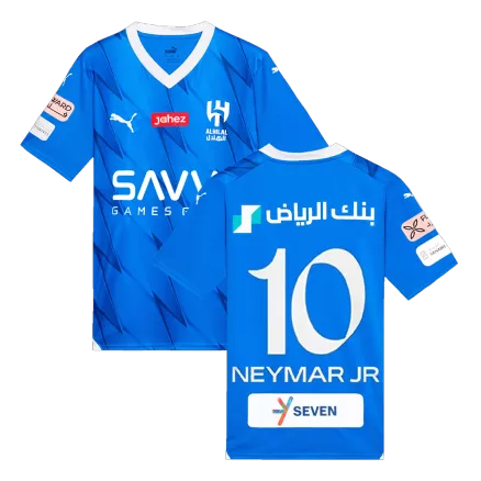 Al Hilal SFC Jersey Custom NEYMAR JR #10 Soccer Jersey Home 2023/24 - bestsoccerstore