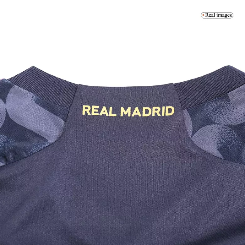Real Madrid Long Sleeve Jersey Custom Away Soccer Jersey 2023/24 - bestsoccerstore