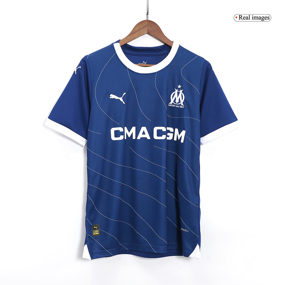 GUEYE #22 Olympique de Marseille 23/24 Home White Soccer Jersey