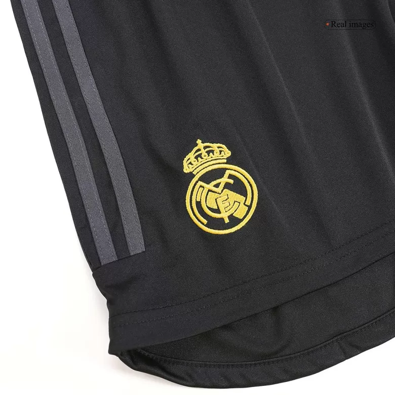 Real Madrid Shorts Custom Third Away Soccer Shorts 2023/24 - bestsoccerstore