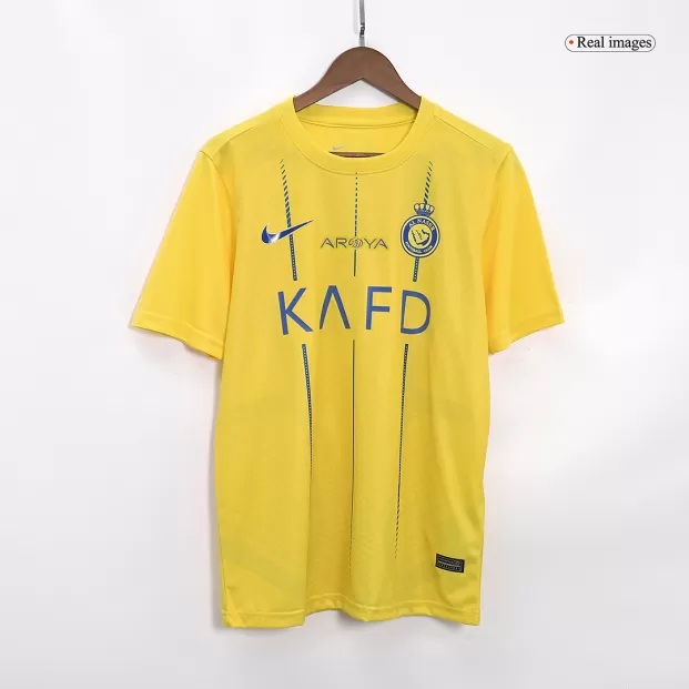 Cristiano Ronaldo Al Nassr Shirt 2023 Home Jersey Yellow