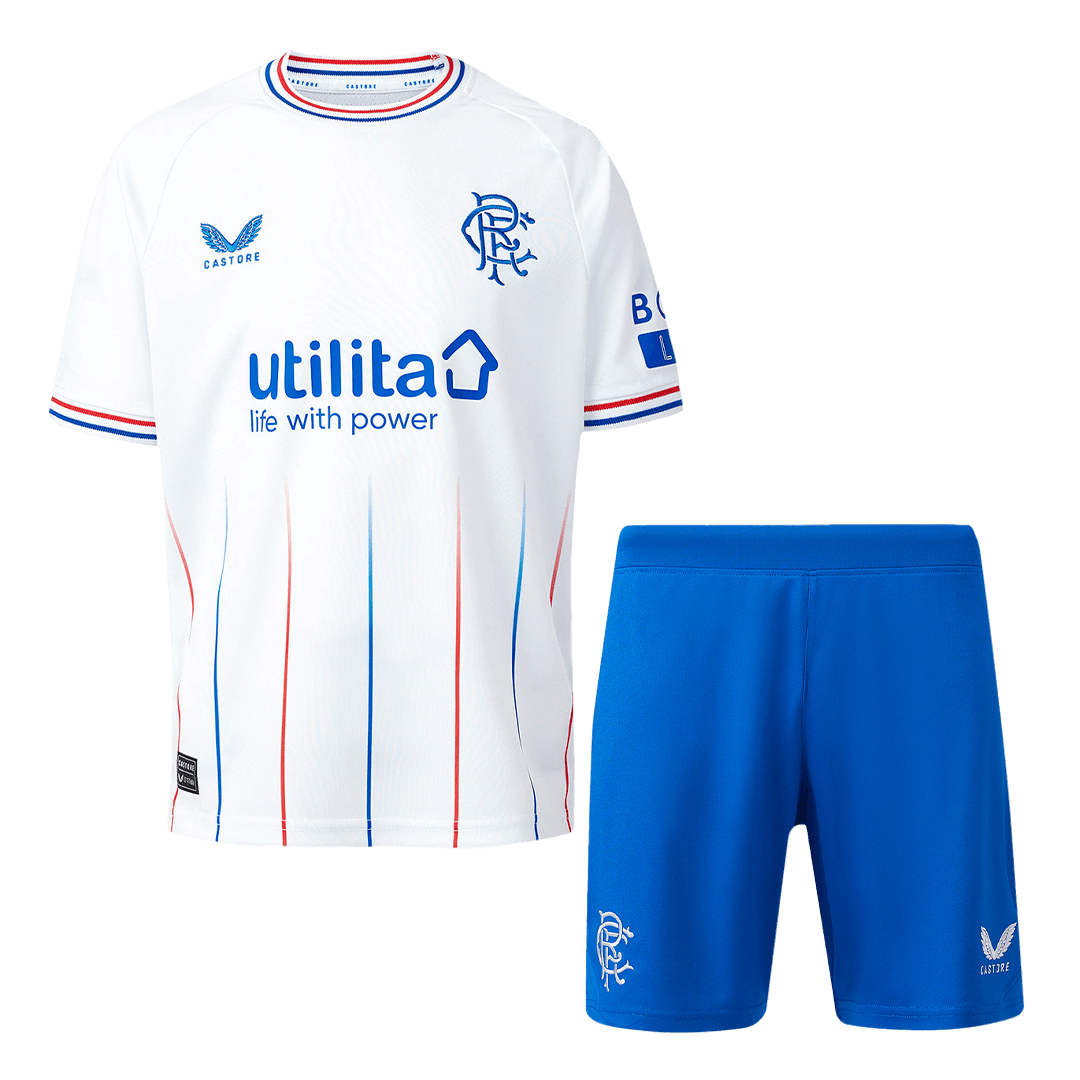 Glasgow Rangers Football Shirt Away Kit 2020-21 Rangers FC Boys