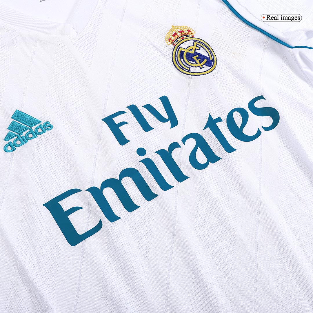 RONALDO #7 Real Madrid Retro Jersey Home Soccer Shirt 2017/18 - bestsoccerstore