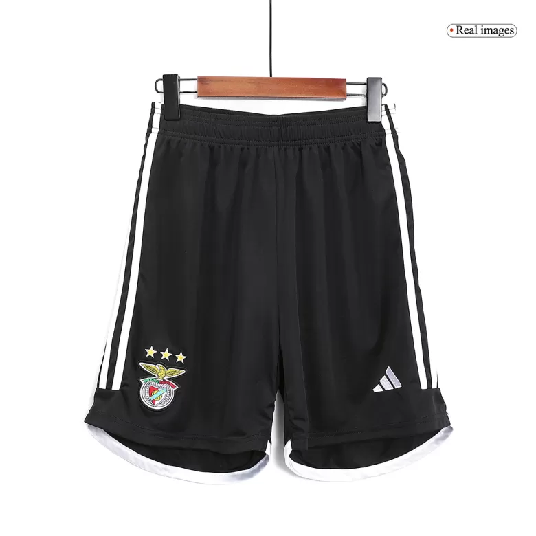 Benfica Shorts Custom Away Soccer Shorts 2023/24 - bestsoccerstore