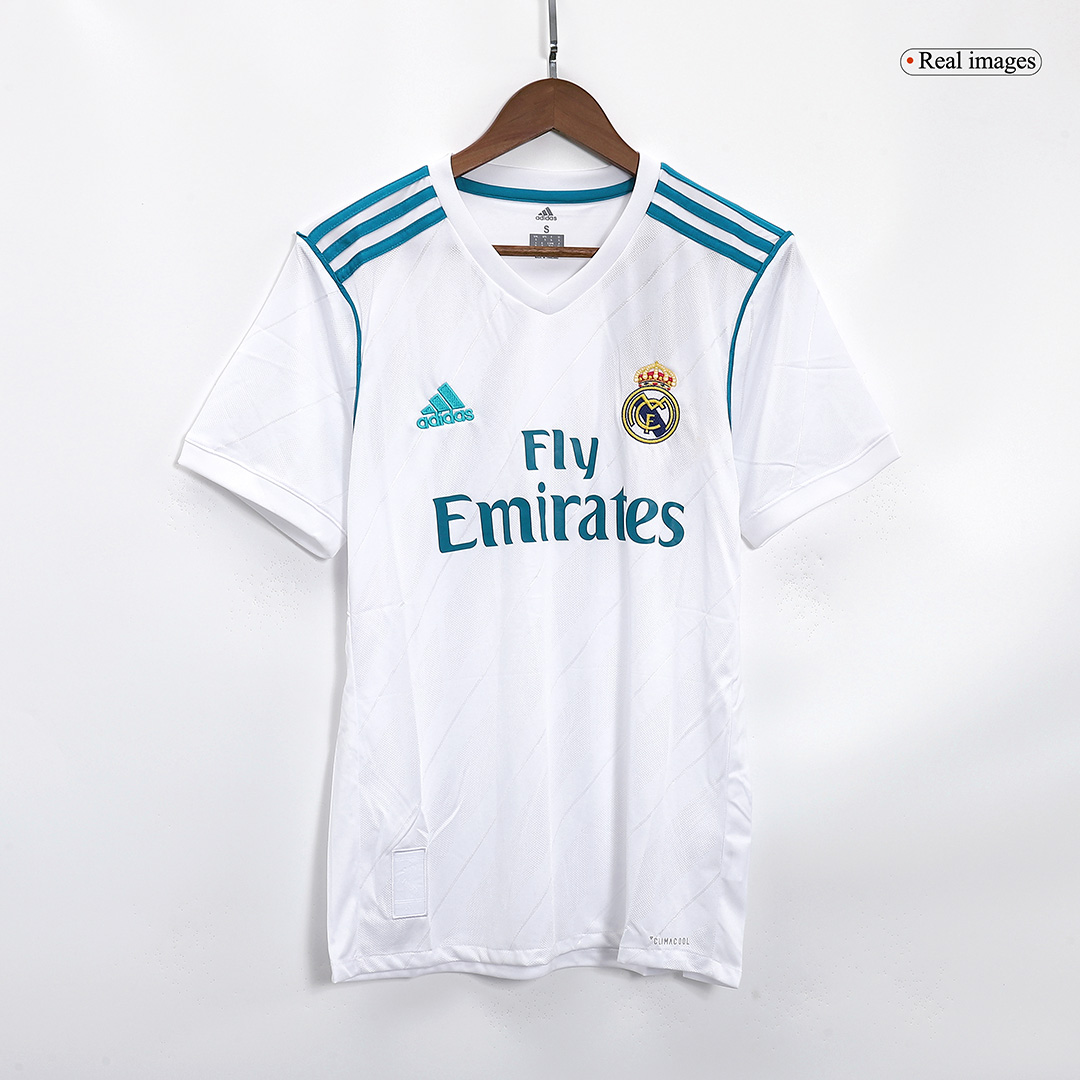 RONALDO #7 Real Madrid Retro Jersey Home Soccer Shirt 2017/18 - bestsoccerstore