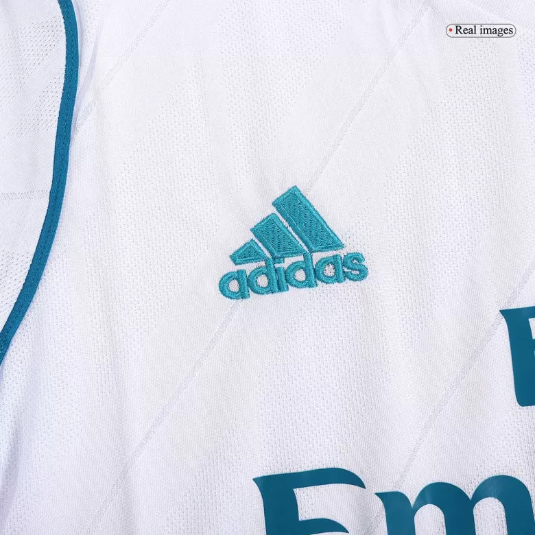 Real Madrid Retro Jersey Home Soccer Shirt 2017/18 - bestsoccerstore