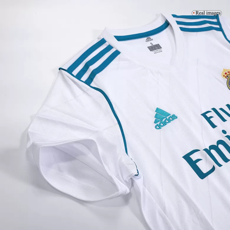 Real Madrid Retro Jersey Home Soccer Shirt 2017/18 - bestsoccerstore