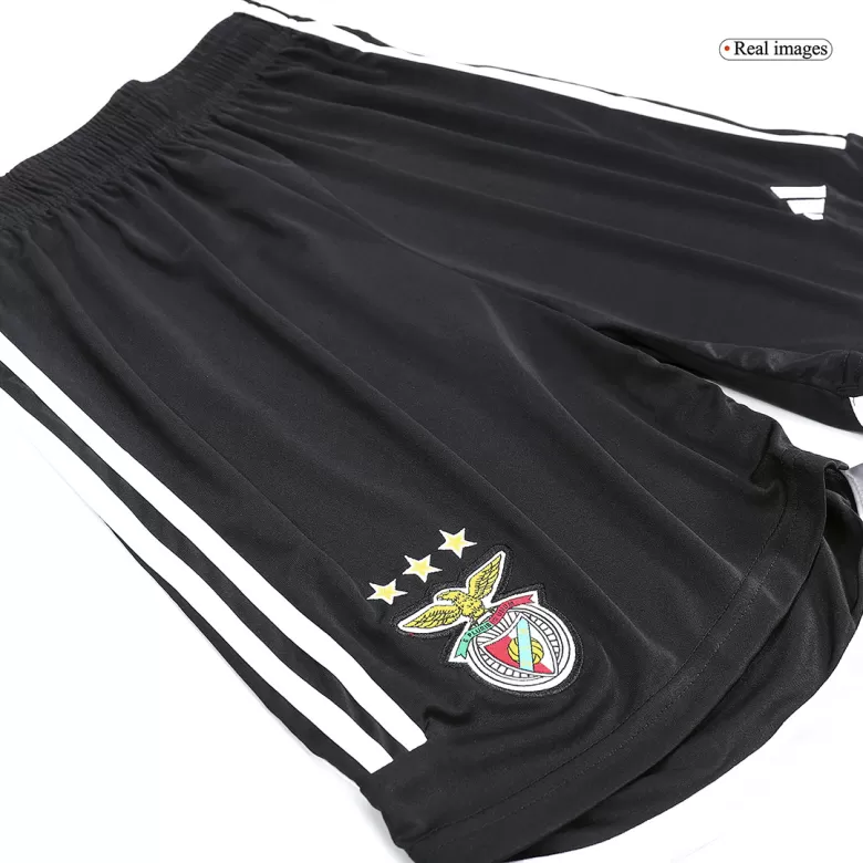 Benfica Shorts Custom Away Soccer Shorts 2023/24 - bestsoccerstore