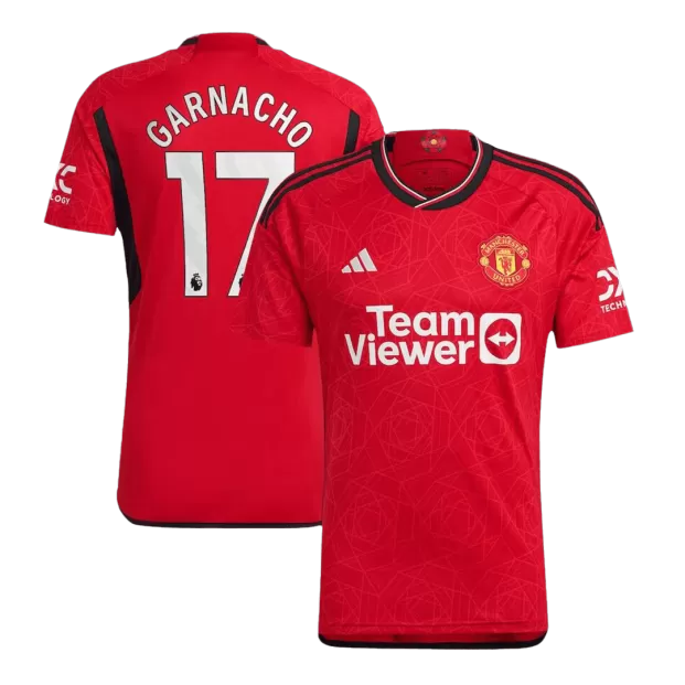 Manchester United Jersey Custom GARNACHO #17 Soccer Home 2023/24