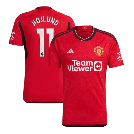 Manchester United Jersey Custom HØJLUND #11 Soccer Jersey Home 2023/24 - bestsoccerstore